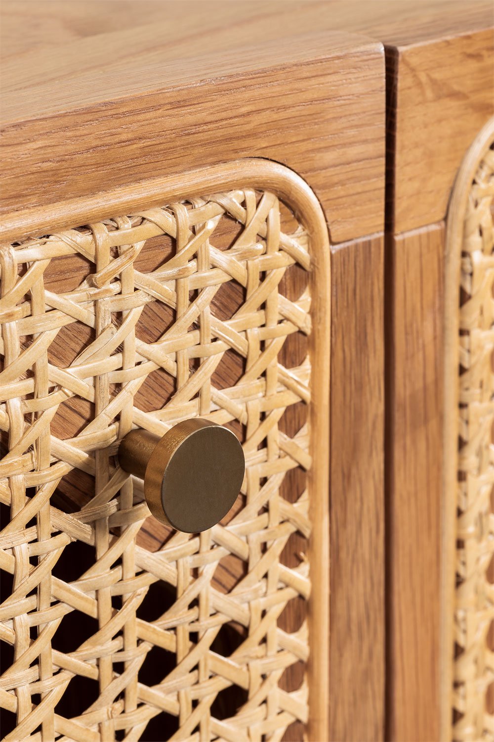 Credenza in Rattan e Legno Edwina, immagine della galleria 7