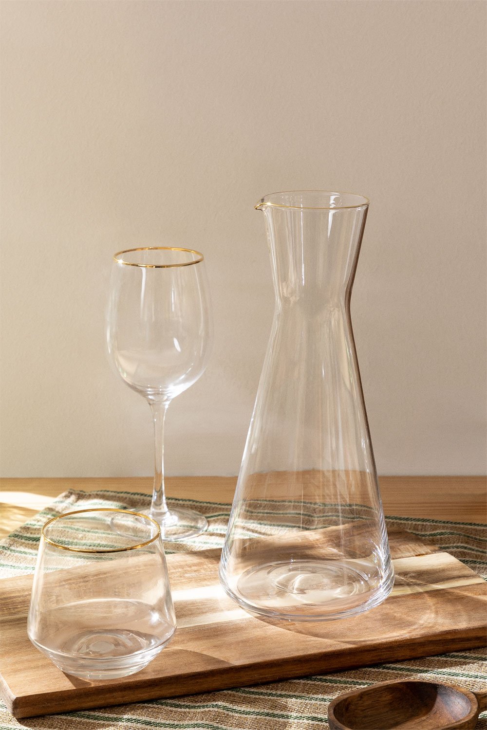 Decanter per vino in vetro Renuar, immagine della galleria 1