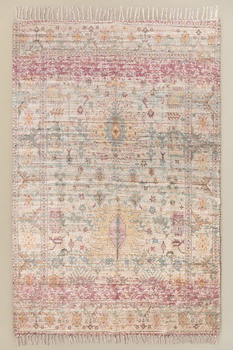 Tappeto in iuta e tessuto (284x174 cm) Demir
