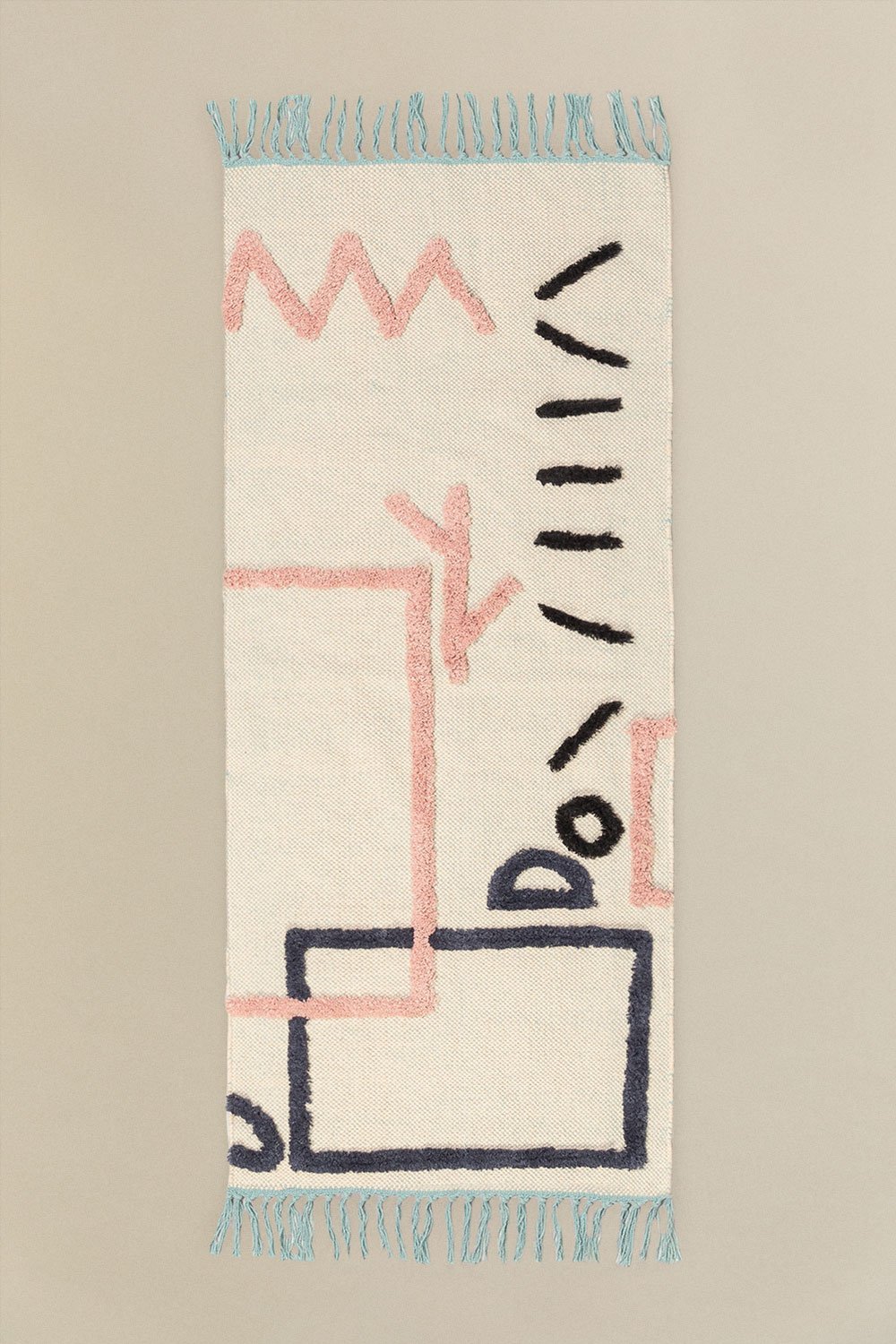 Tappeto in cotone (141x49 cm) Dudle, immagine della galleria 1