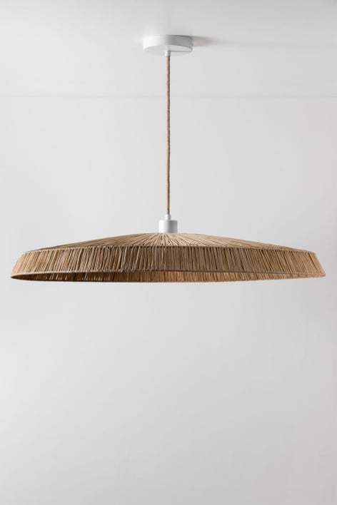 Lampada da soffitto in rafia Velcko