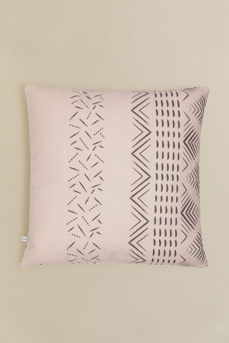 Federa per cuscino quadrata in cotone (60x60 cm) Akar Style