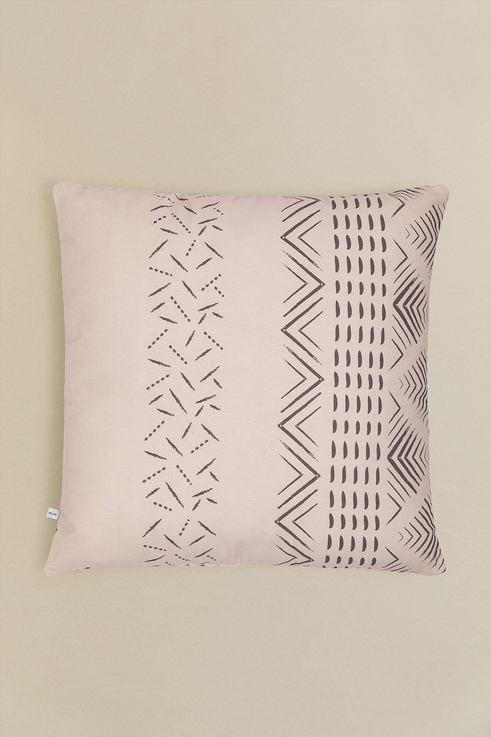 Federa per cuscino quadrata in cotone (60x60 cm) Akar Style, immagine della galleria 1