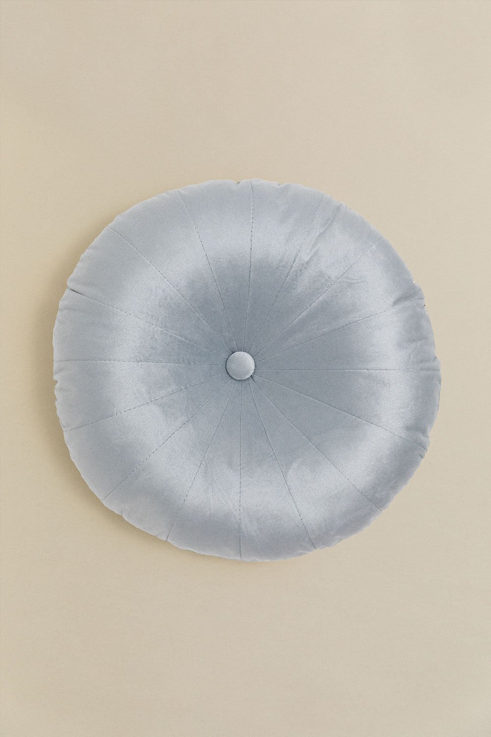 Cuscino rotondo in velluto (Ø38 cm) Kumba, immagine della galleria 1