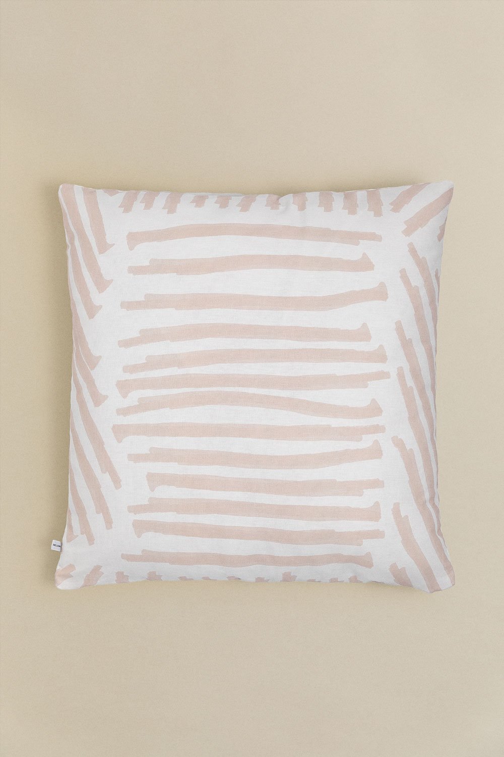 Fodera per cuscino quadrata in cotone (60x60 cm) Naina, immagine della galleria 1