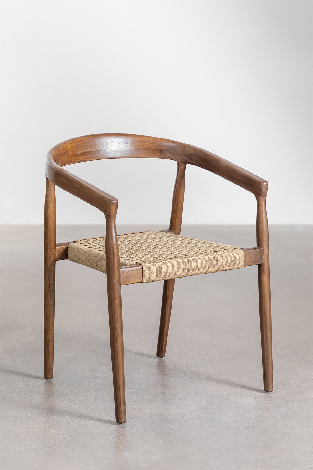 Sedia da pranzo in legno di teak Visby Design, immagine della galleria 1