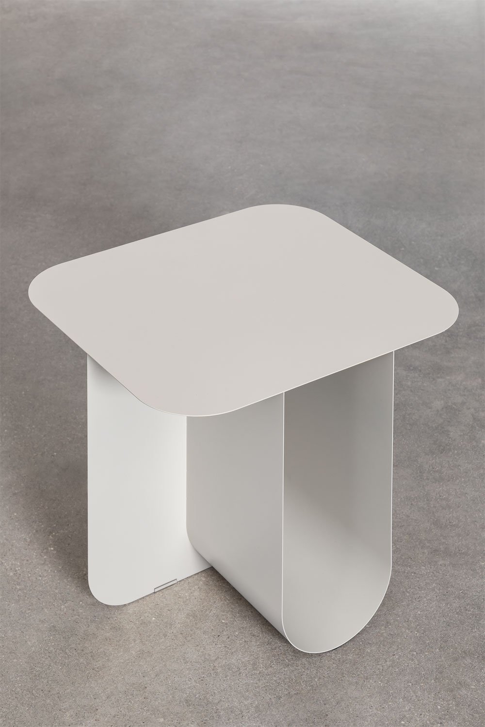 Tavolino rettangolare in acciaio (40x45 cm) Norman, immagine della galleria 4