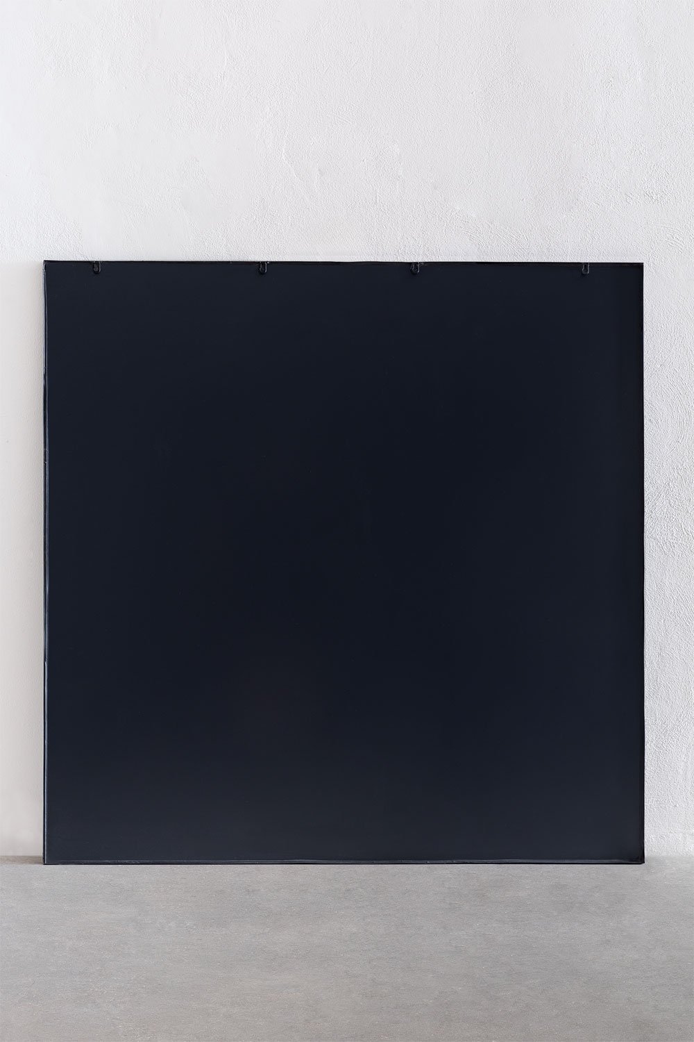 Specchio finestra in metallo nero, 122x122 cm Beckett