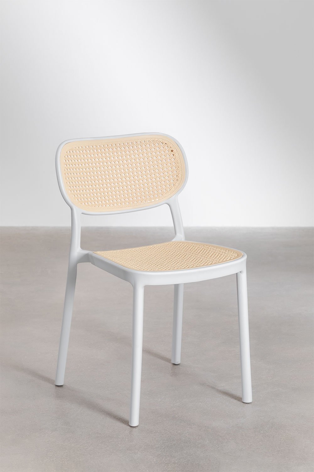 Confezione da 2 sedie da giardino impilabili Omara, immagine della galleria 1