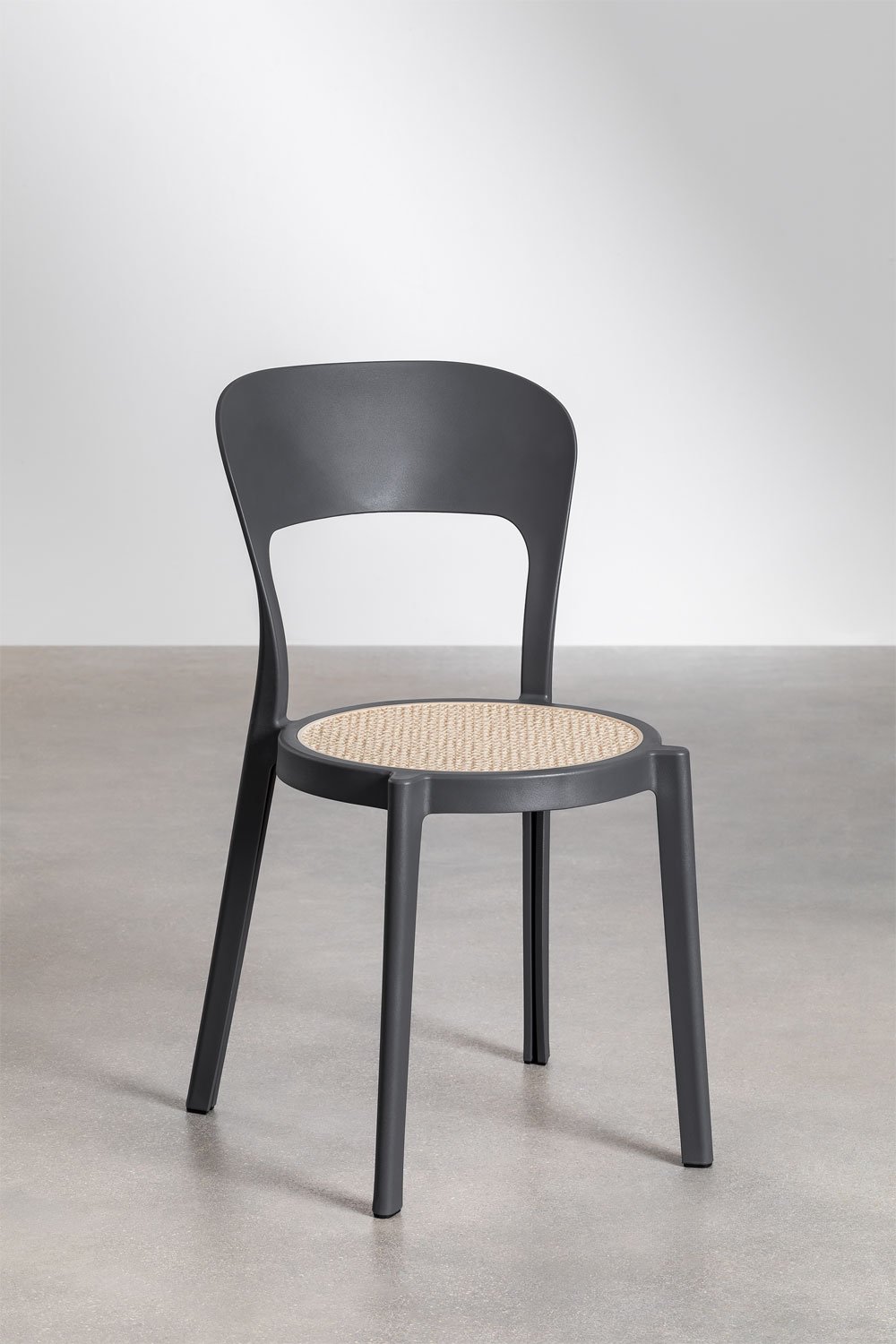 Confezione da 4 sedie da pranzo impilabili Odilia, immagine della galleria 2