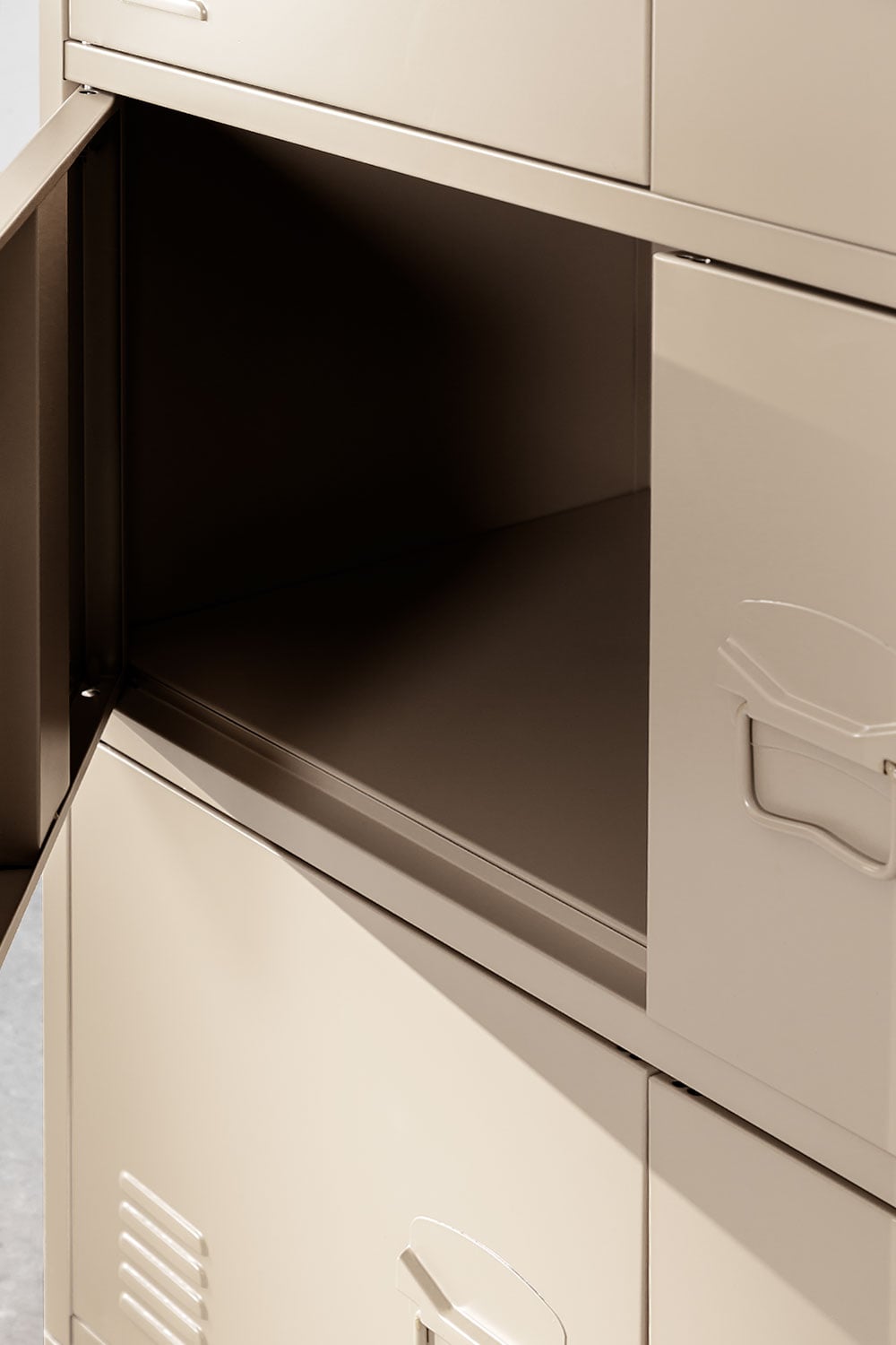 Cassetto armadietto a 6 porte 80x40 cm in acciaio Pohpli, immagine della galleria 4