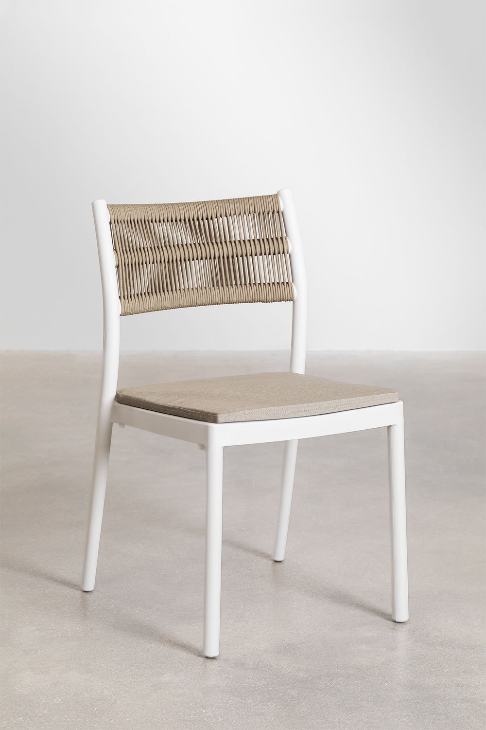 Confezione da 2 sedie da pranzo impilabili Favila, immagine della galleria 1