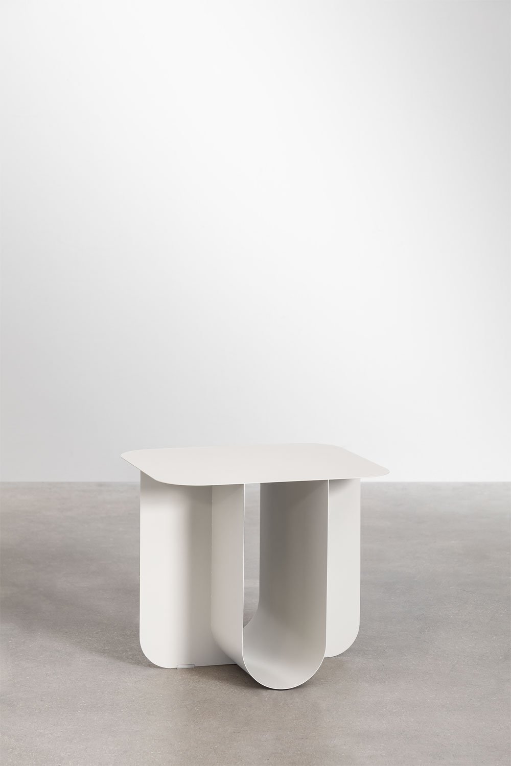 Tavolino da giardino rettangolare in acciaio (40x45 cm) Norman, immagine della galleria 1