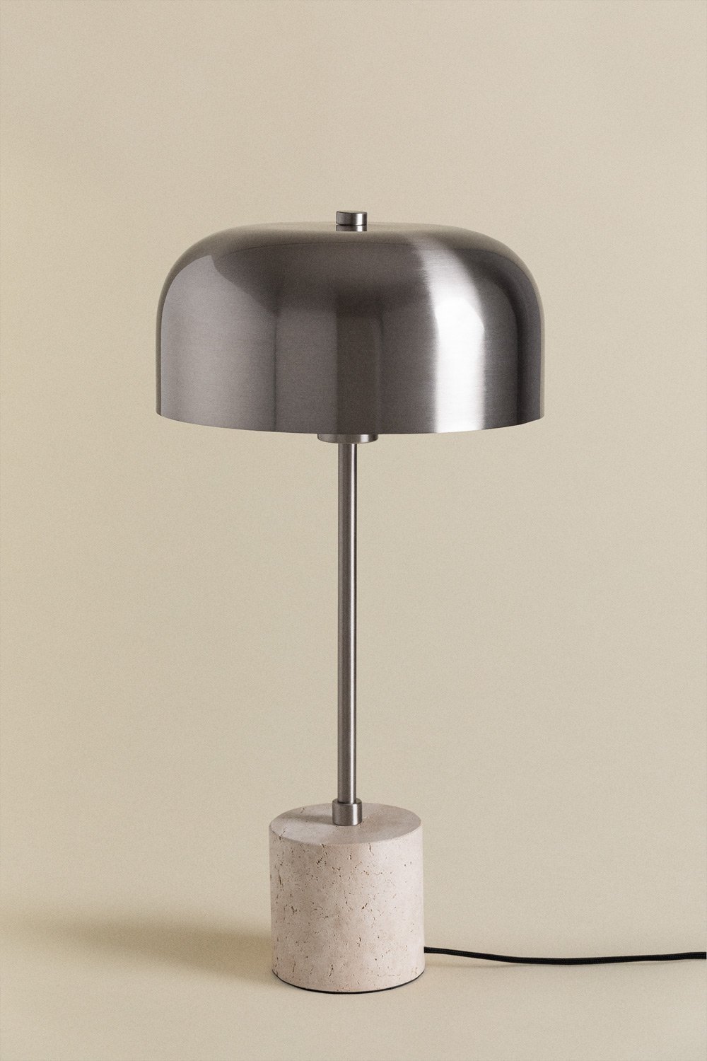 Lampada da tavolo Elviya in metallo, immagine della galleria 2