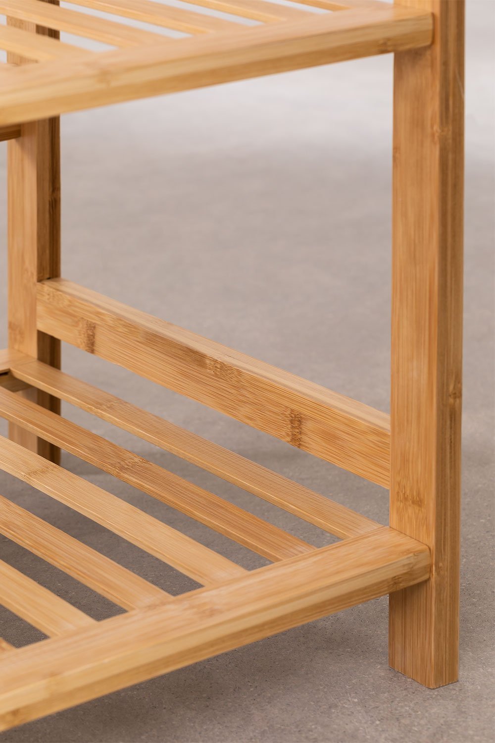 Armadio aperto in legno di bambù Krauford, immagine della galleria 8