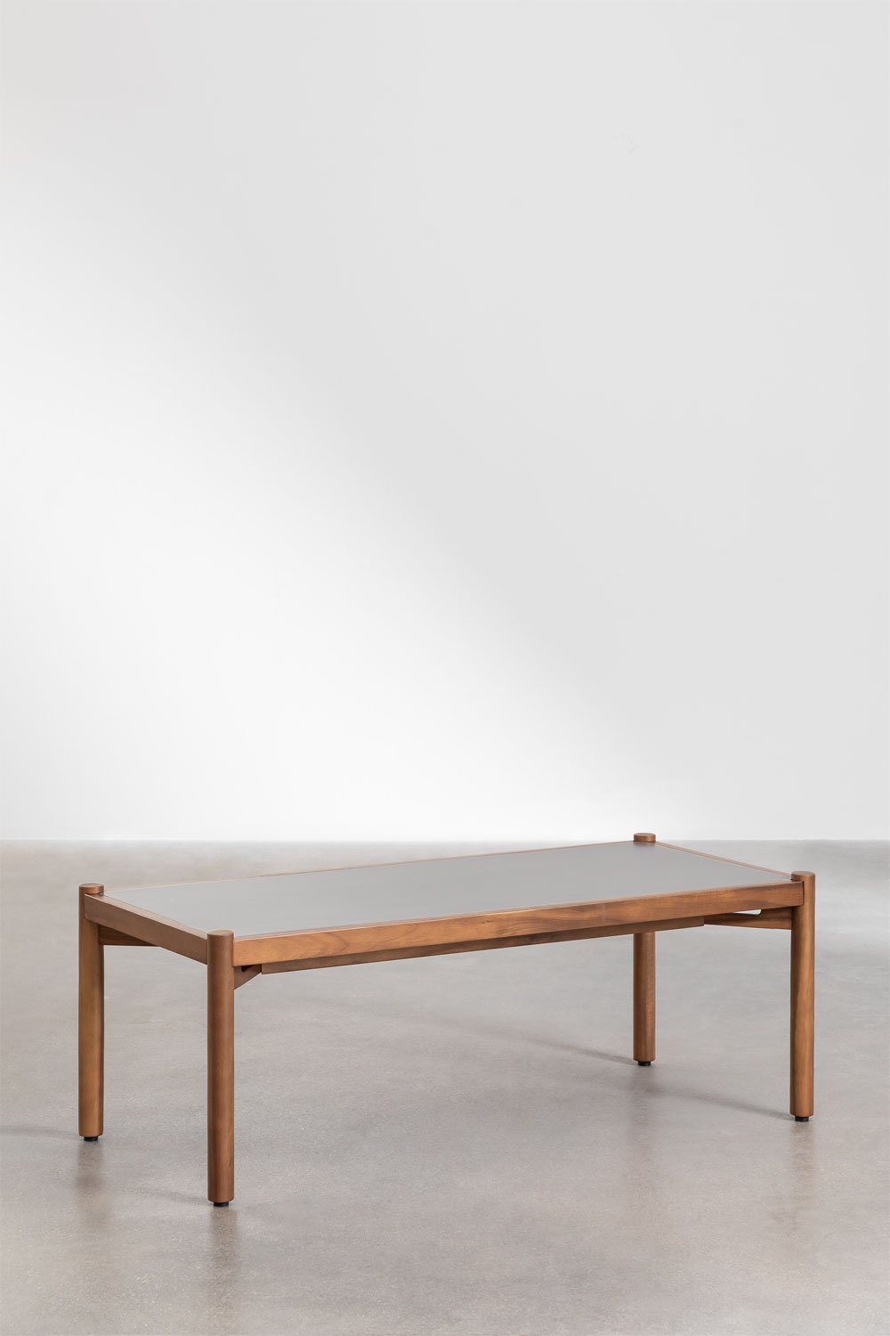 Tavolino da Giardino in Cemento e Legno di Acacia Gamila, immagine della galleria 1