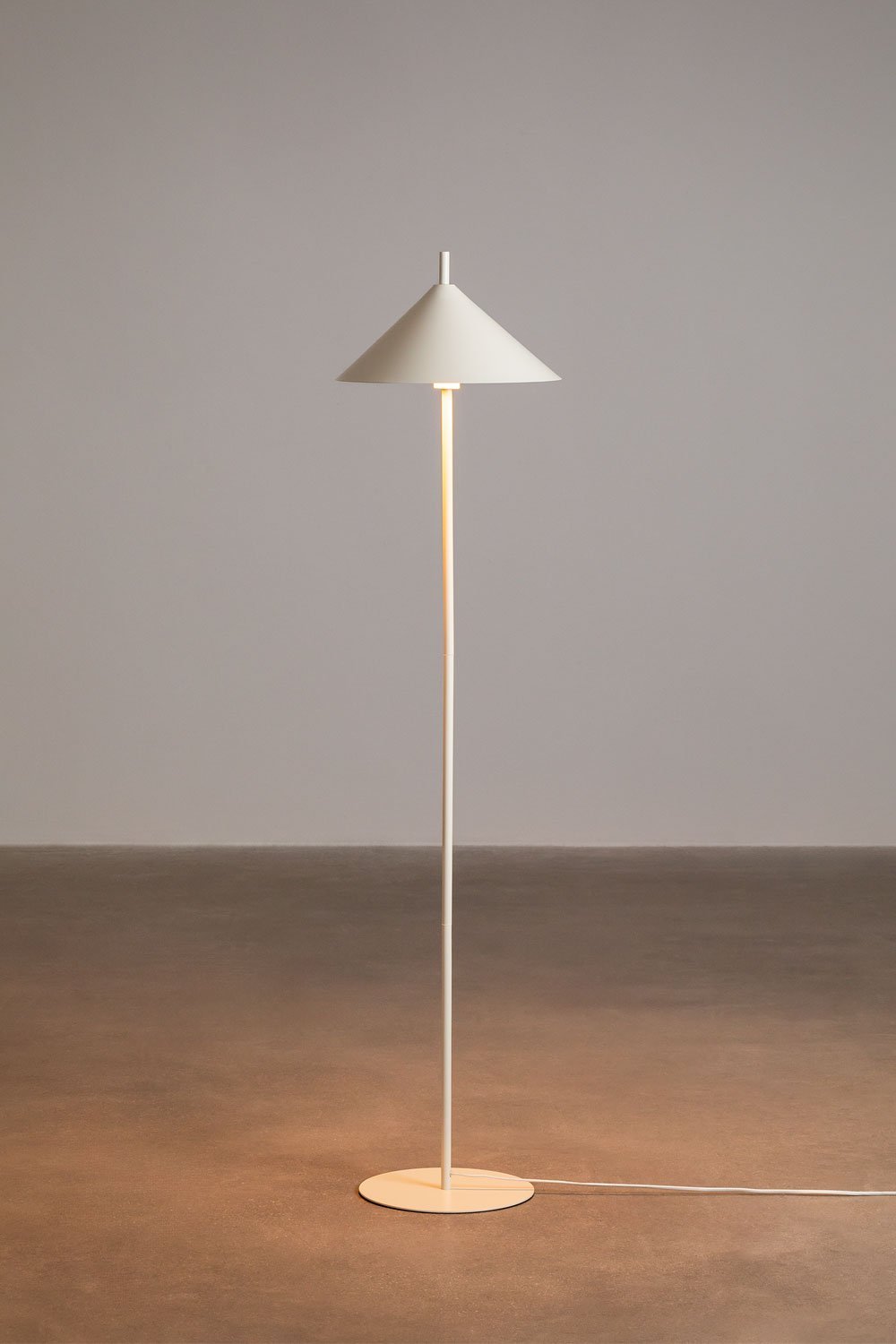 Lampada da terra Aziel in metallo, immagine della galleria 3