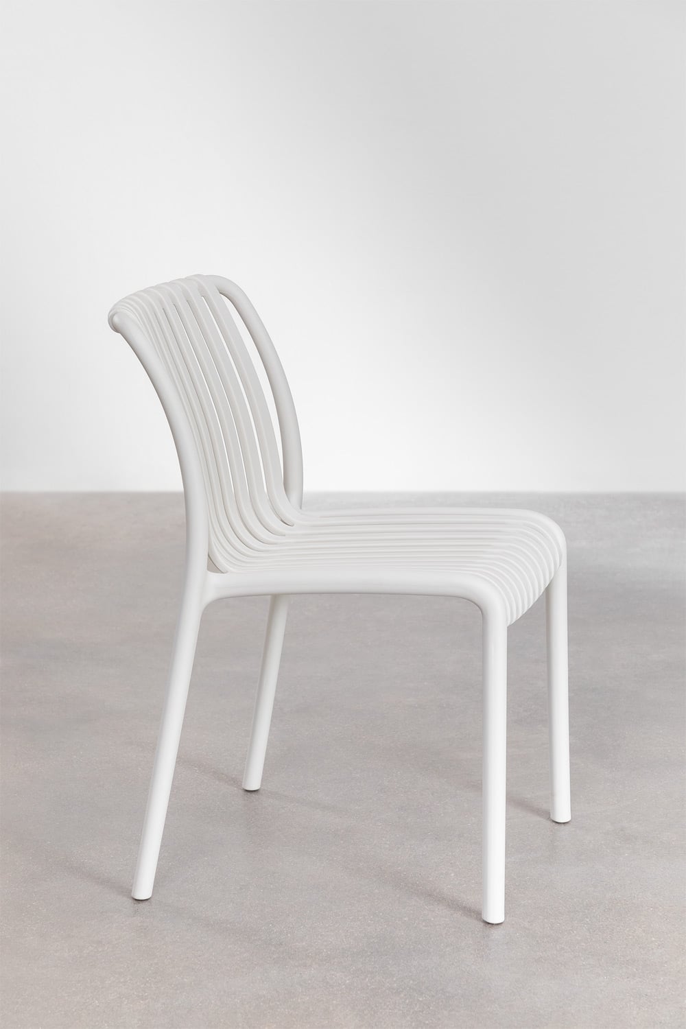 Sedia da giardino impilabile in polipropilene Wendell, immagine della galleria 3
