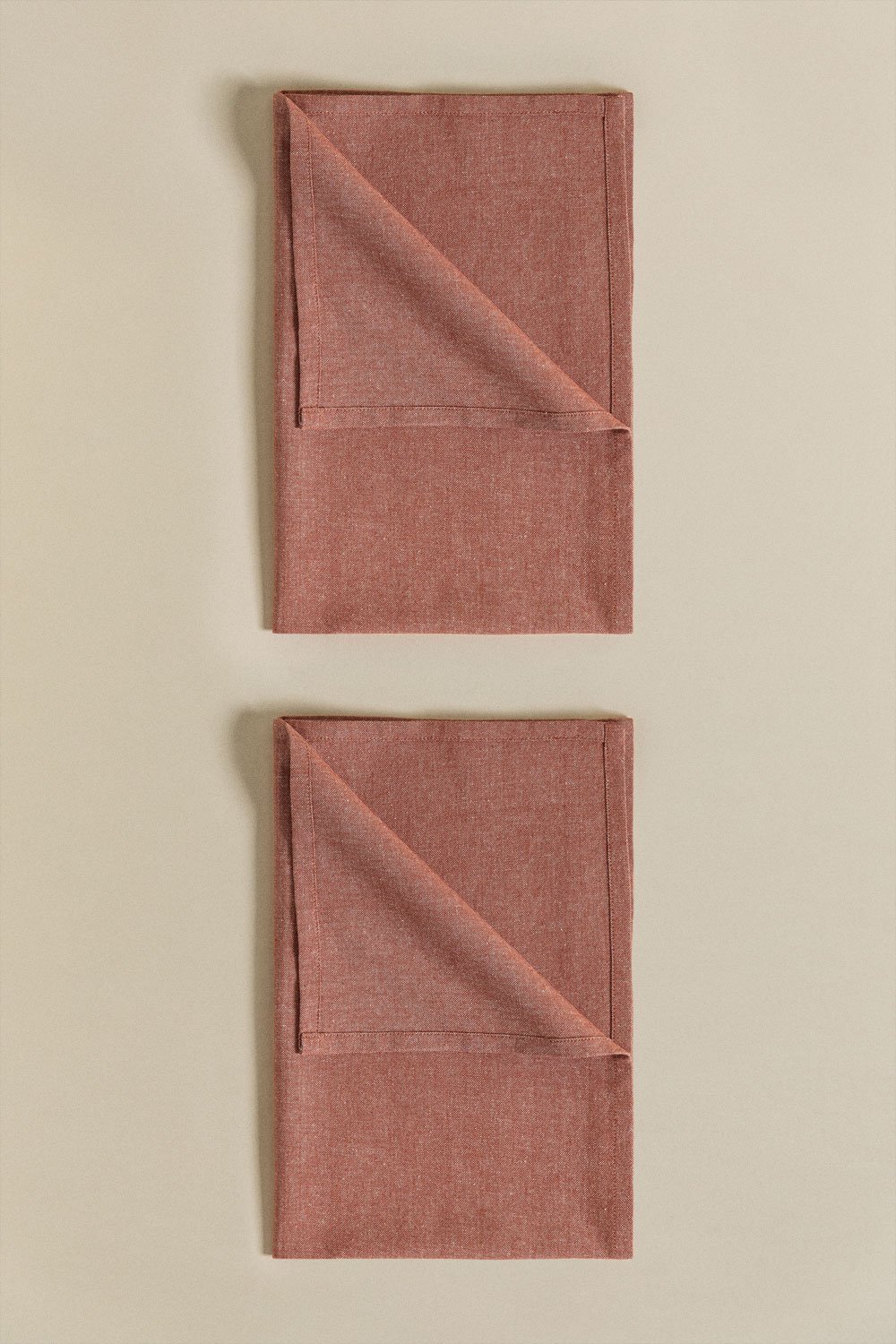 Set di 2 strofinacci da cucina in cotone Dasiel, immagine della galleria 1