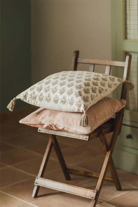 Cuscino quadrato in cotone (45x45 cm) Heitor