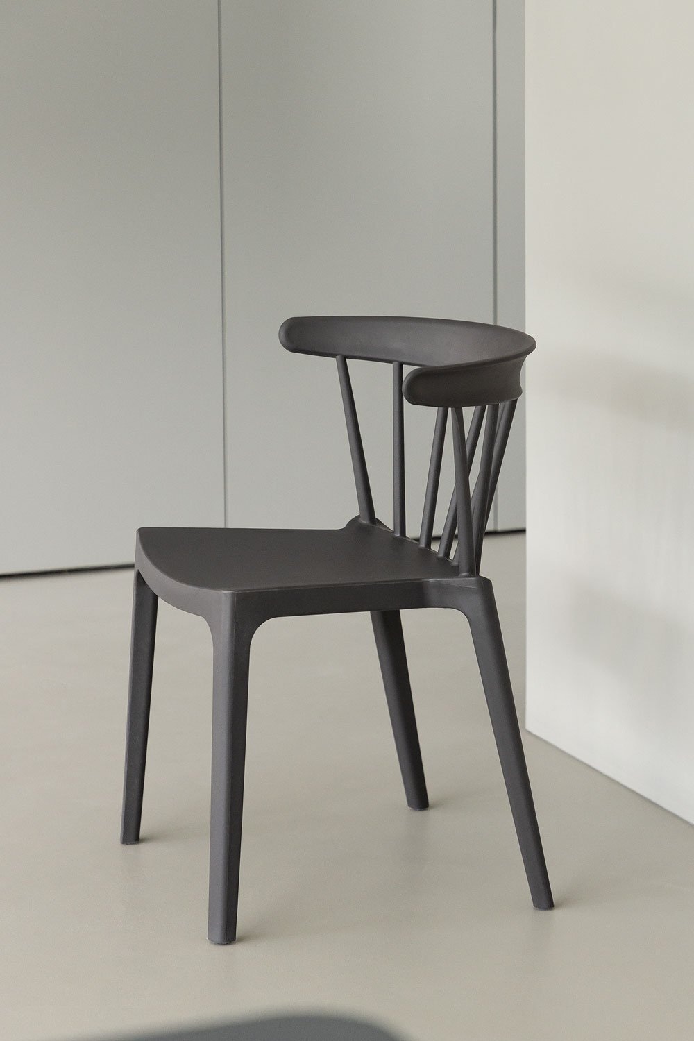 Confezione da 2 sedie da pranzo impilabili Aldora , immagine della galleria 1