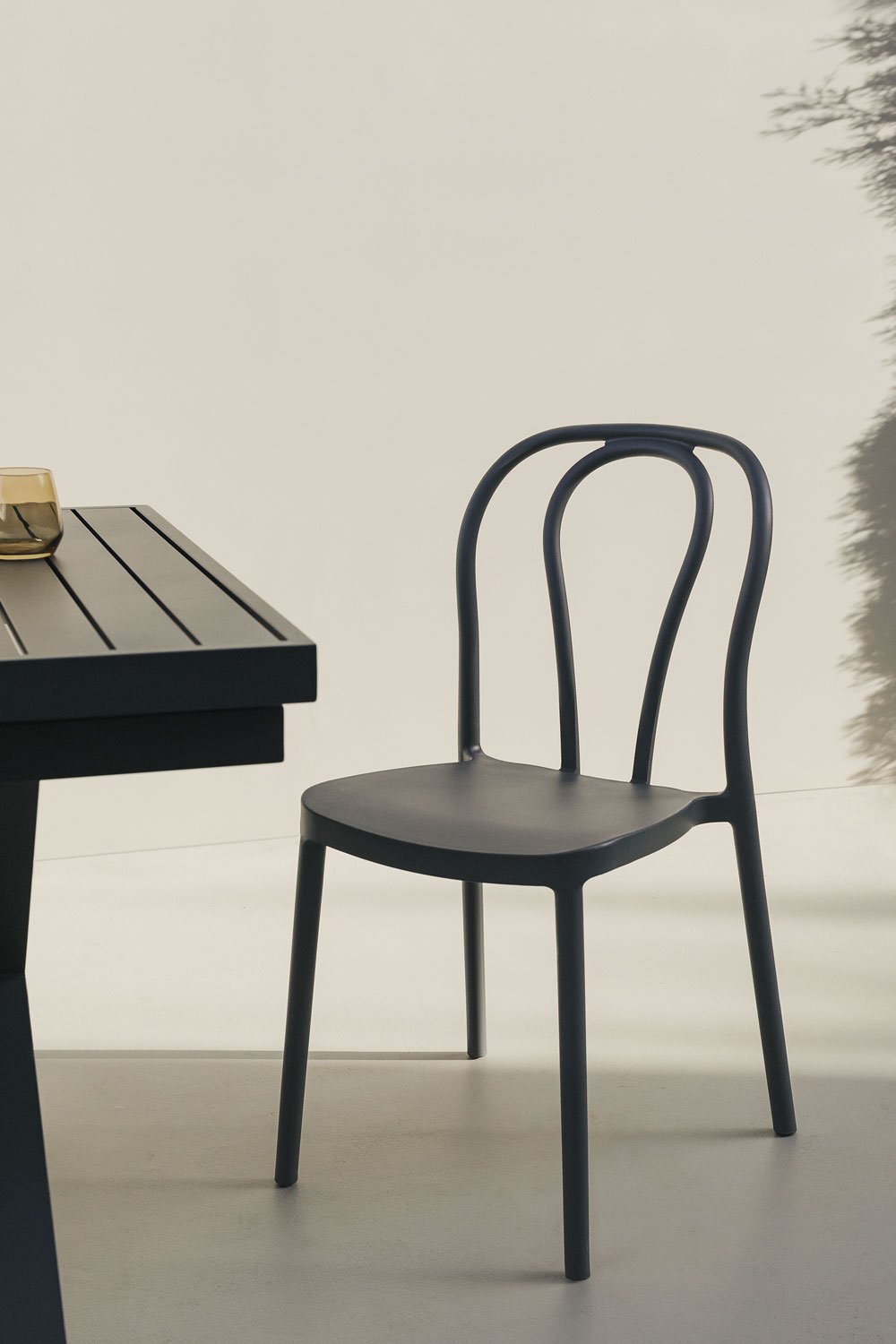 Confezione da 4 sedie da giardino impilabili Mizzi, immagine della galleria 1