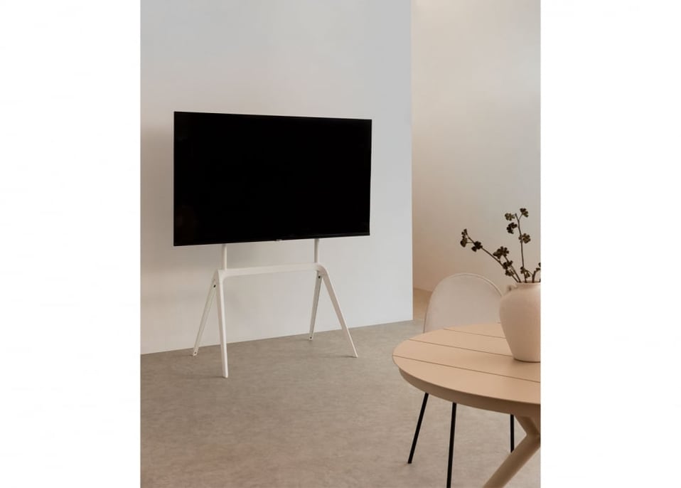 Porta TV in acciaio Franzier