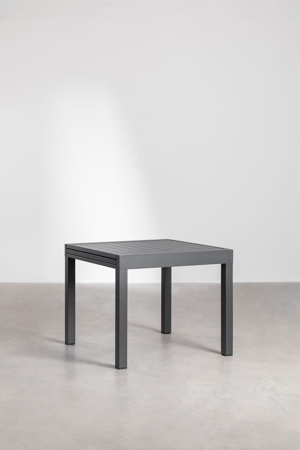 Tavolo da giardino 90-180x90 cm allungabile alluminio Starmi    , immagine della galleria 3
