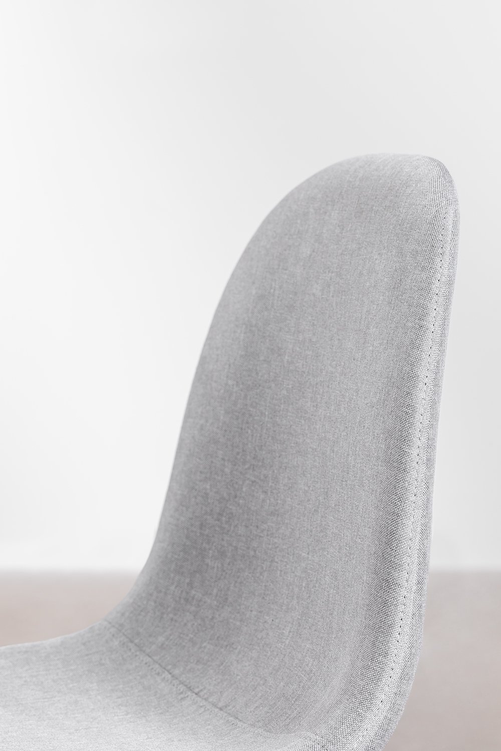 Pacchetto di 4 sedie da pranzo in tessuto e acciaio Glamm Deluxe, immagine della galleria 5