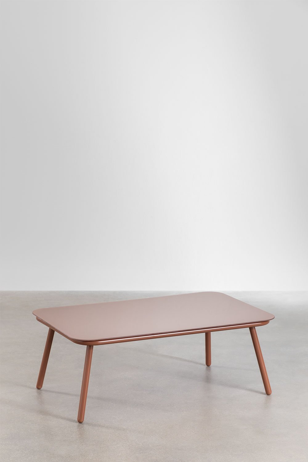 Set da giardino con divano 2 posti, 2 poltrone e tavolini in alluminio e corda intrecciata Arhiza     , immagine della galleria 11