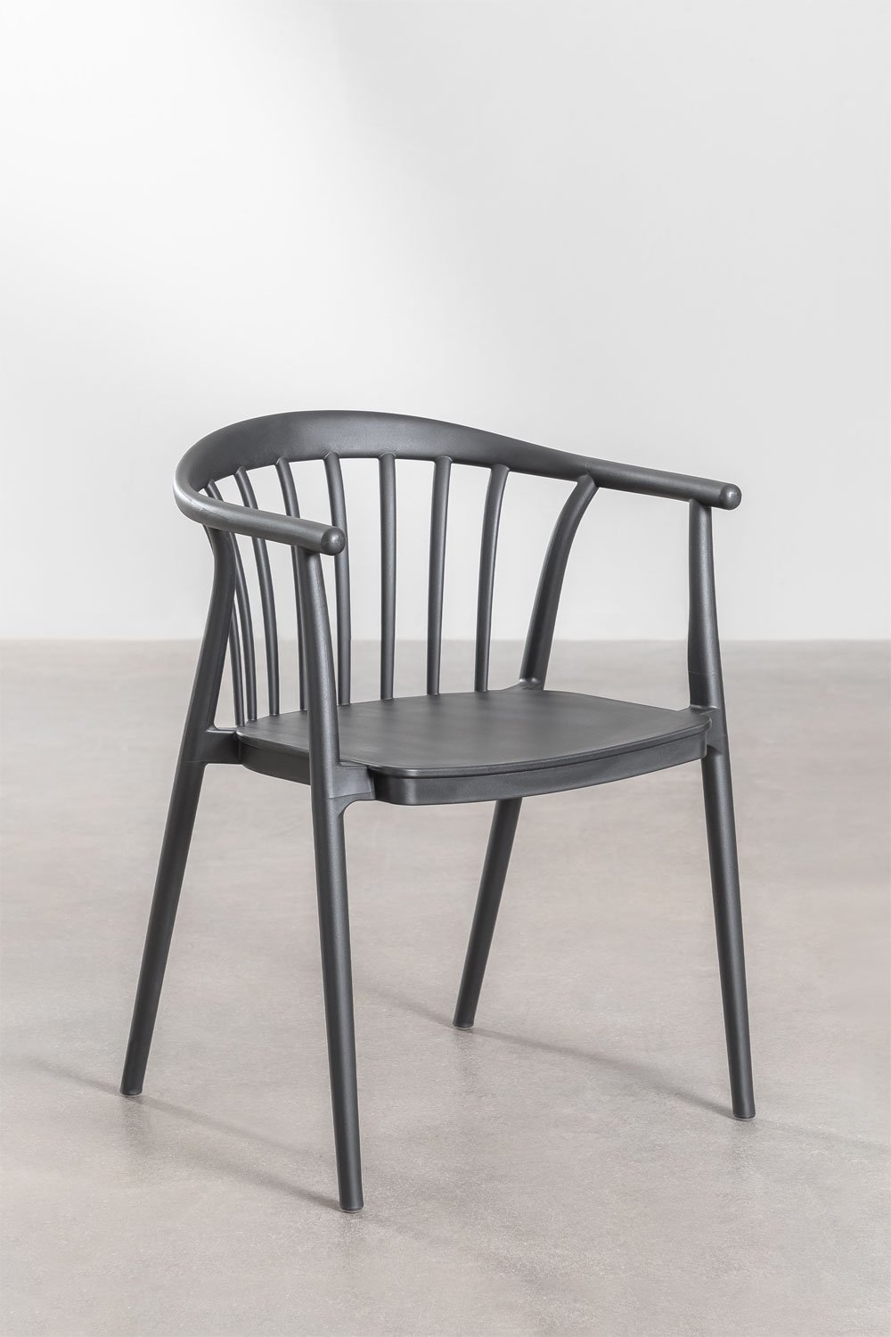Confezione da 4 sedie da pranzo impilabili Ivor, immagine della galleria 1