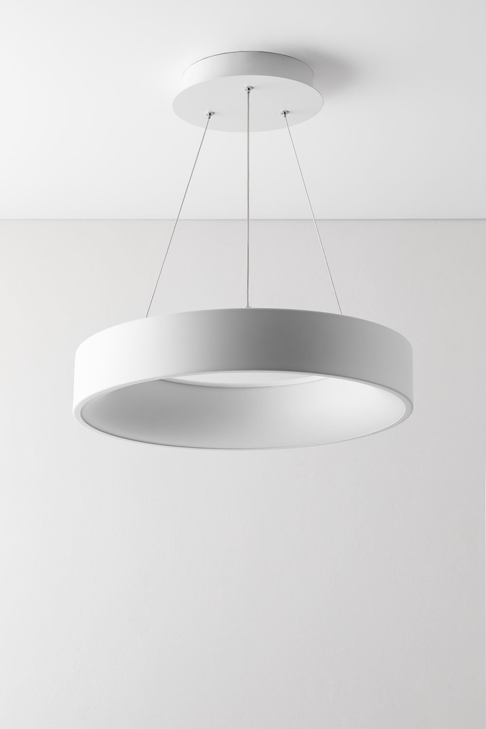 Lampada da soffitto a LED Dambrine in metallo e metacrilato , immagine della galleria 1