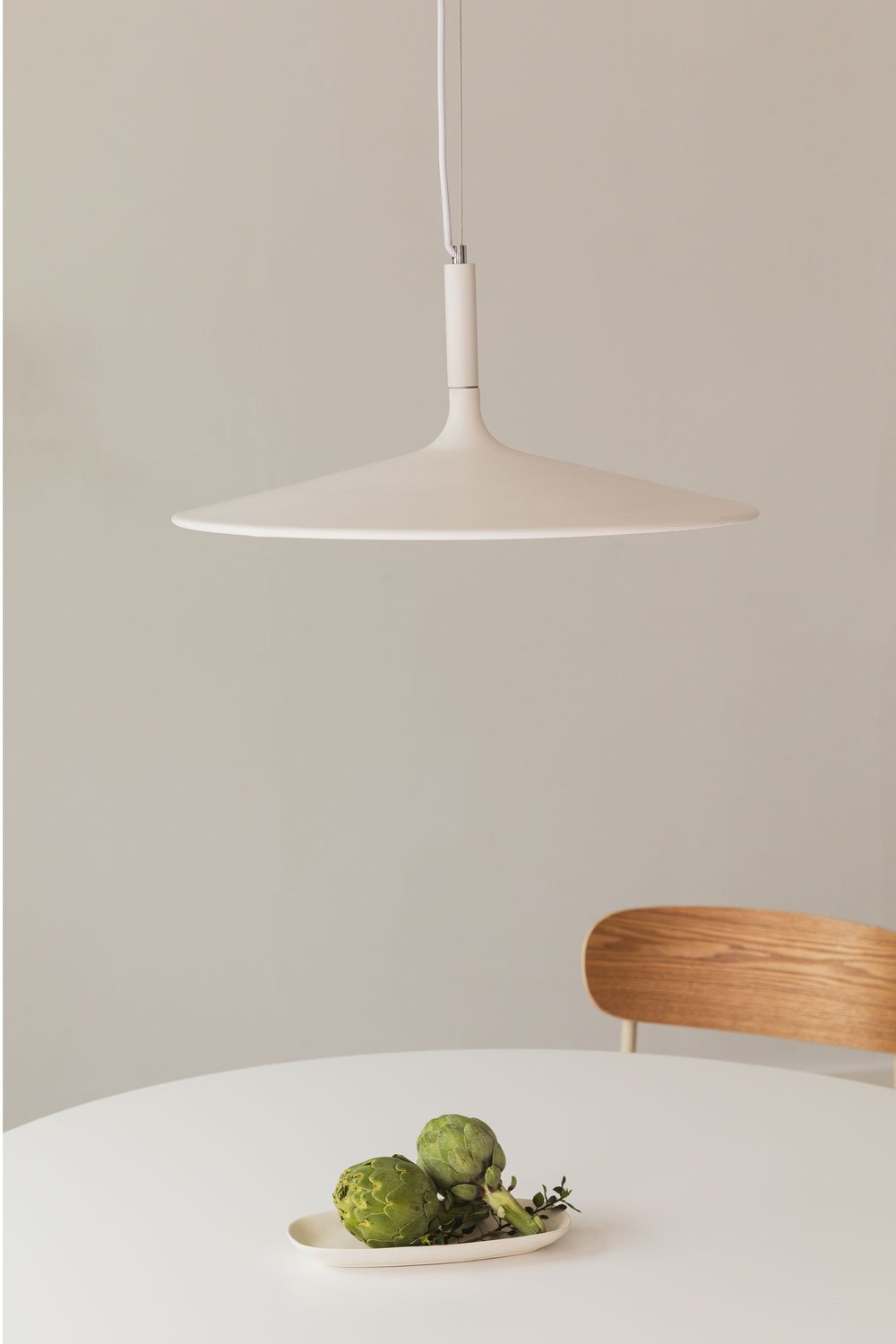 Lampada da soffitto a LED in gesso Kaula , immagine della galleria 1