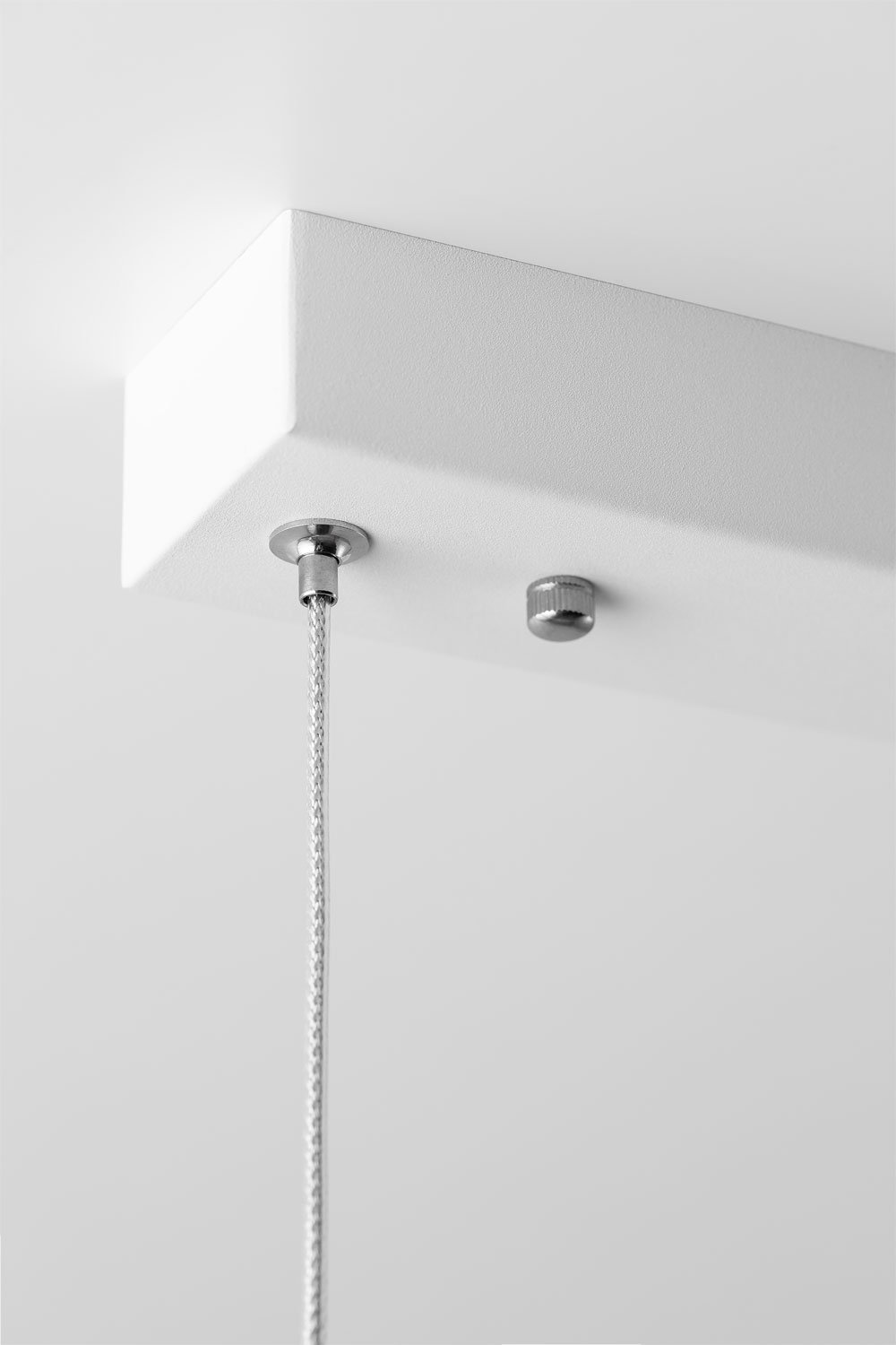 Lampada a sospensione lineare LED 120 cm in alluminio Astley, immagine della galleria 4