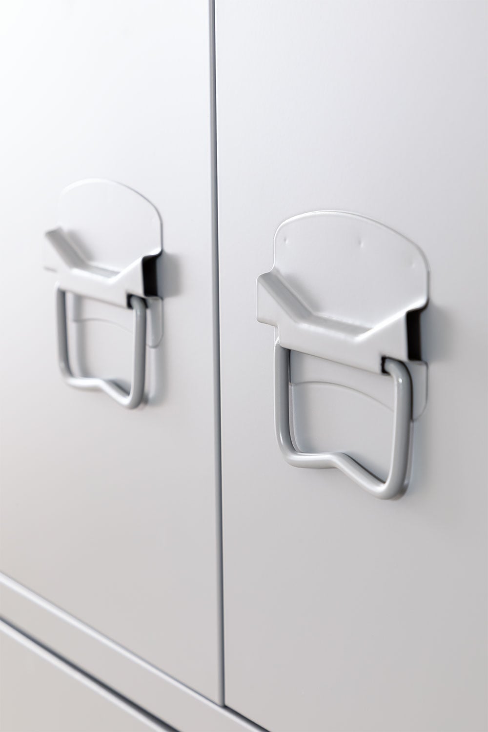 Cassetto armadietto a 6 porte 80x40 cm in acciaio Pohpli, immagine della galleria 4