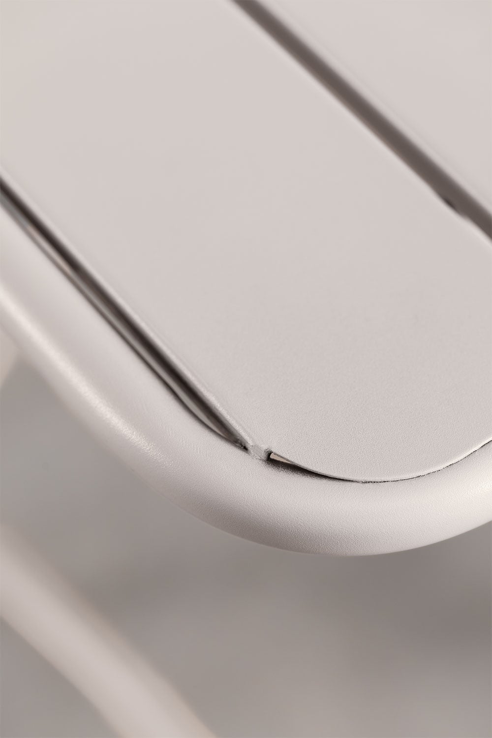 Set da tavolo quadrato 60x60 cm e 2 sedie pieghevoli da giardino in acciaio Janti, immagine della galleria 5