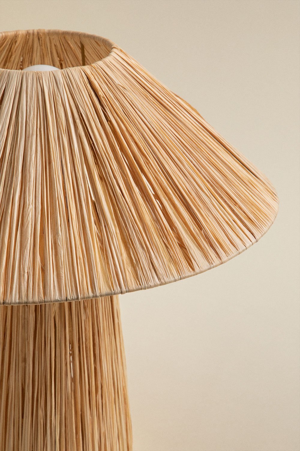 Lampada da tavolo in rafia Aruel, immagine della galleria 5