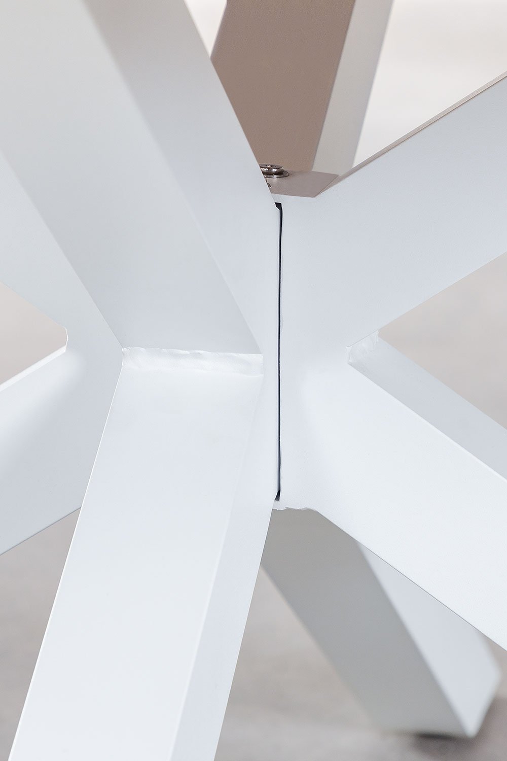 Rectangular garden table 180x100 cm in eucalyptus wood and aluminum Archer, immagine della galleria 5