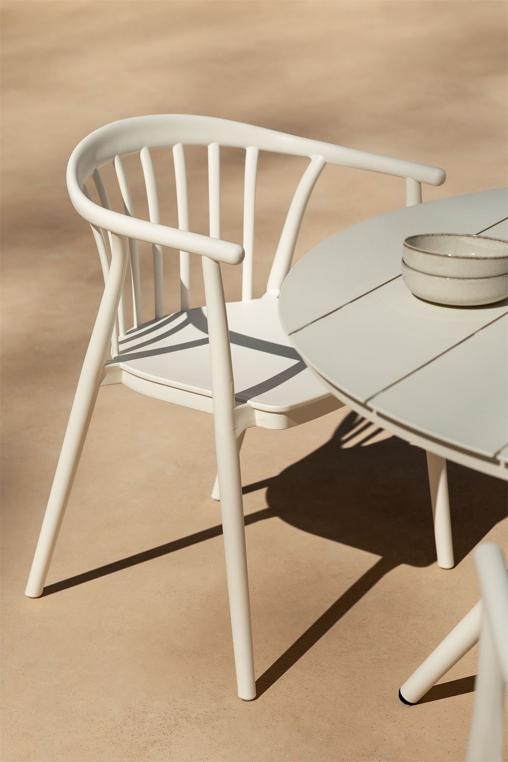 Confezione da 6 sedie da giardino impilabili Ivor, immagine della galleria 1