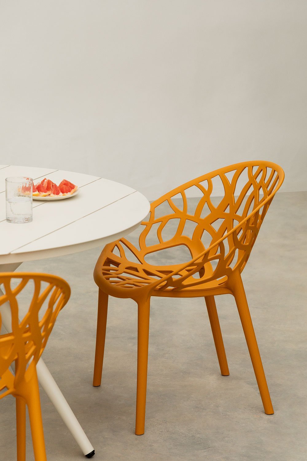 Confezione da 2 sedie da giardino impilabili Ores, immagine della galleria 1