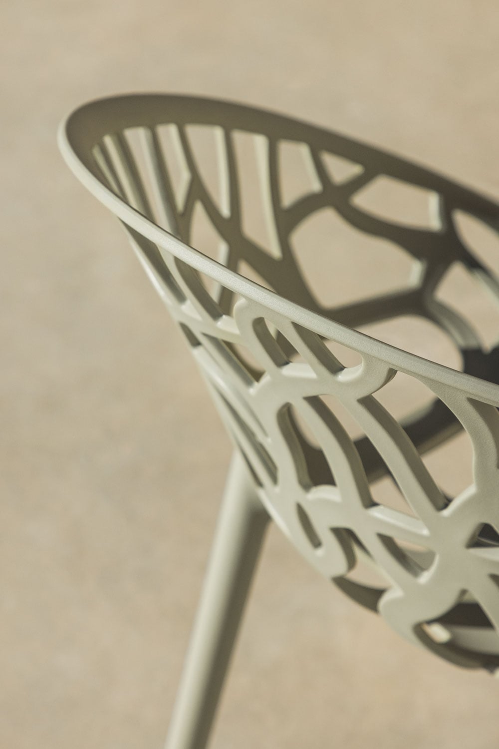 Pacco di 4 sedie da giardino impilabili in polipropilene Ores, immagine della galleria 2