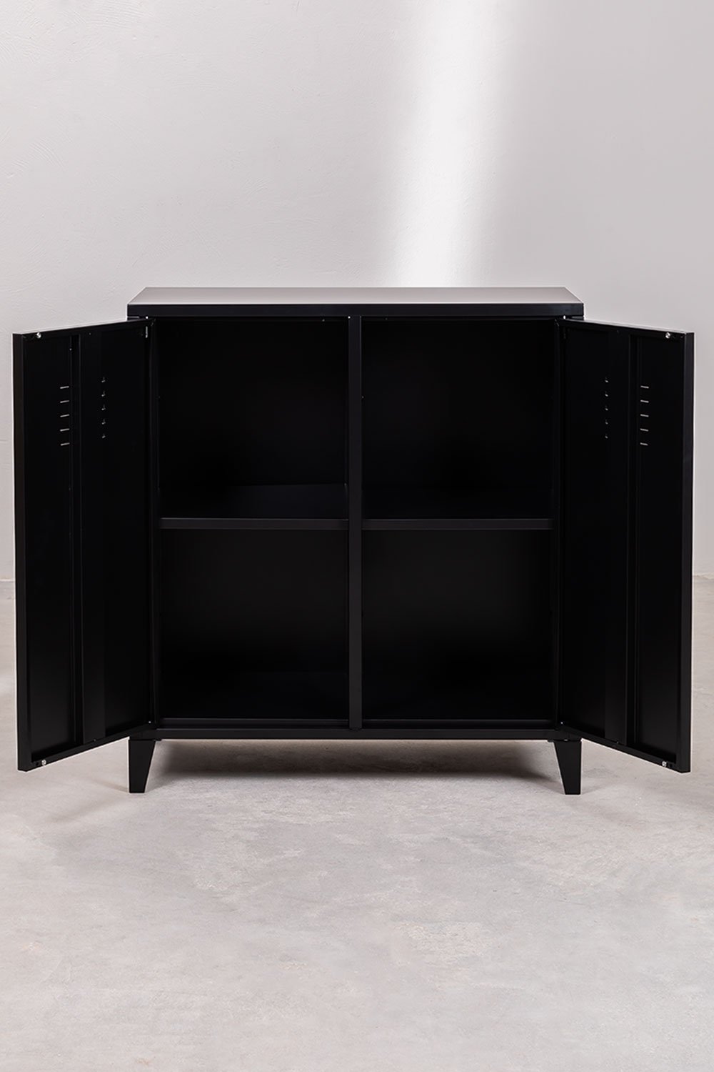 Mobiletto armadietto 80x40 cm con 2 ante in acciaio Pohpli, immagine della galleria 3