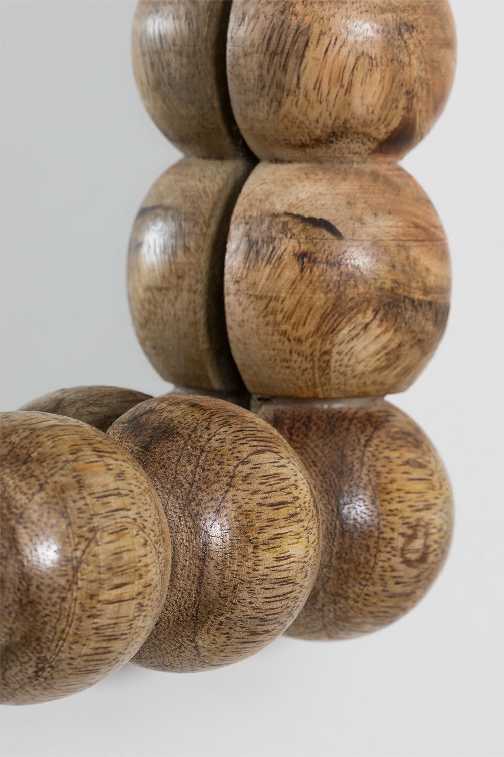 Specchio da parete rettangolare 45x70 cm in legno di mango Fearne, immagine della galleria 4