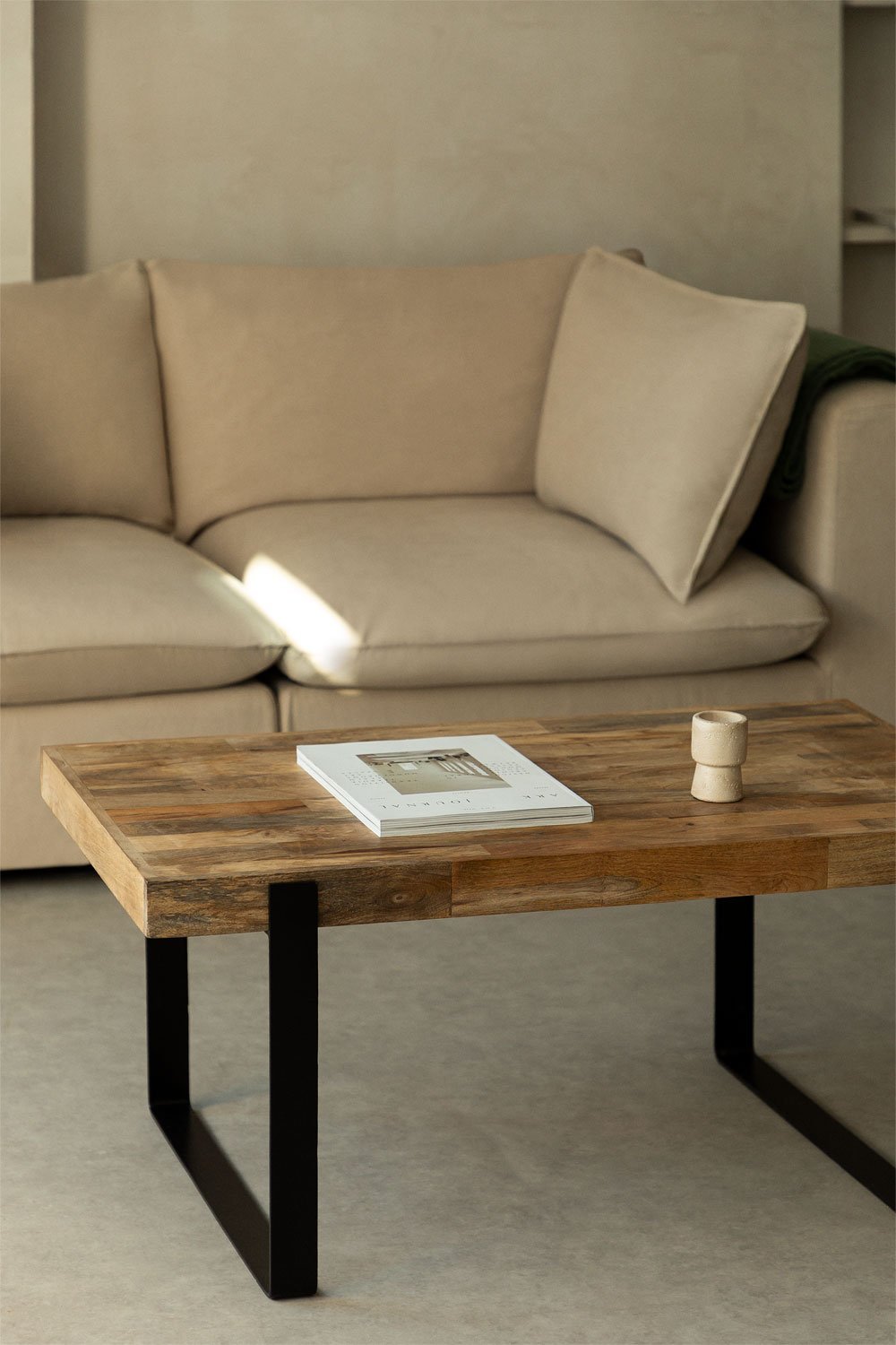 Tavolino da caffè Nowlin in legno di mango , immagine della galleria 1