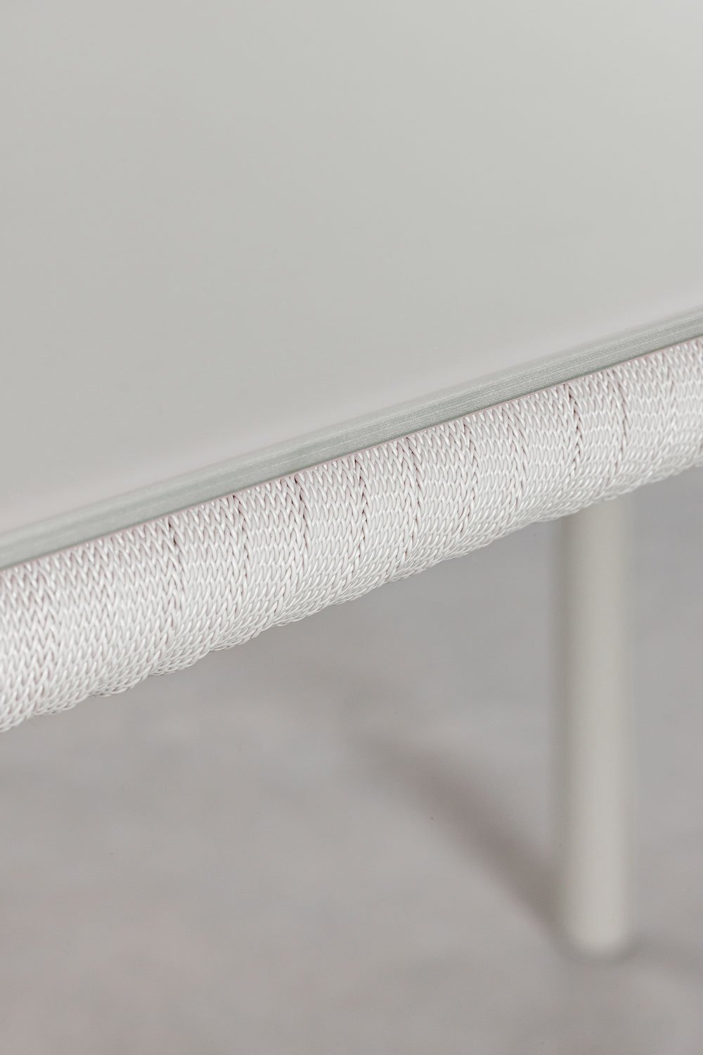 Arhiza Classic tavolo rettangolare 160x90 cm e 4 sedie da pranzo in alluminio , immagine della galleria 5