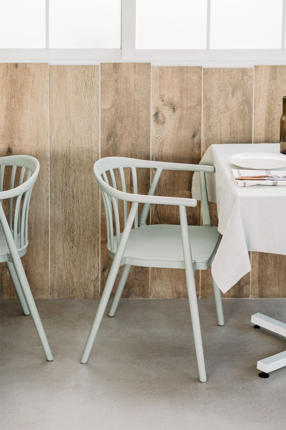 Confezione da 6 sedie da pranzo impilabili Ivor, immagine della galleria 1