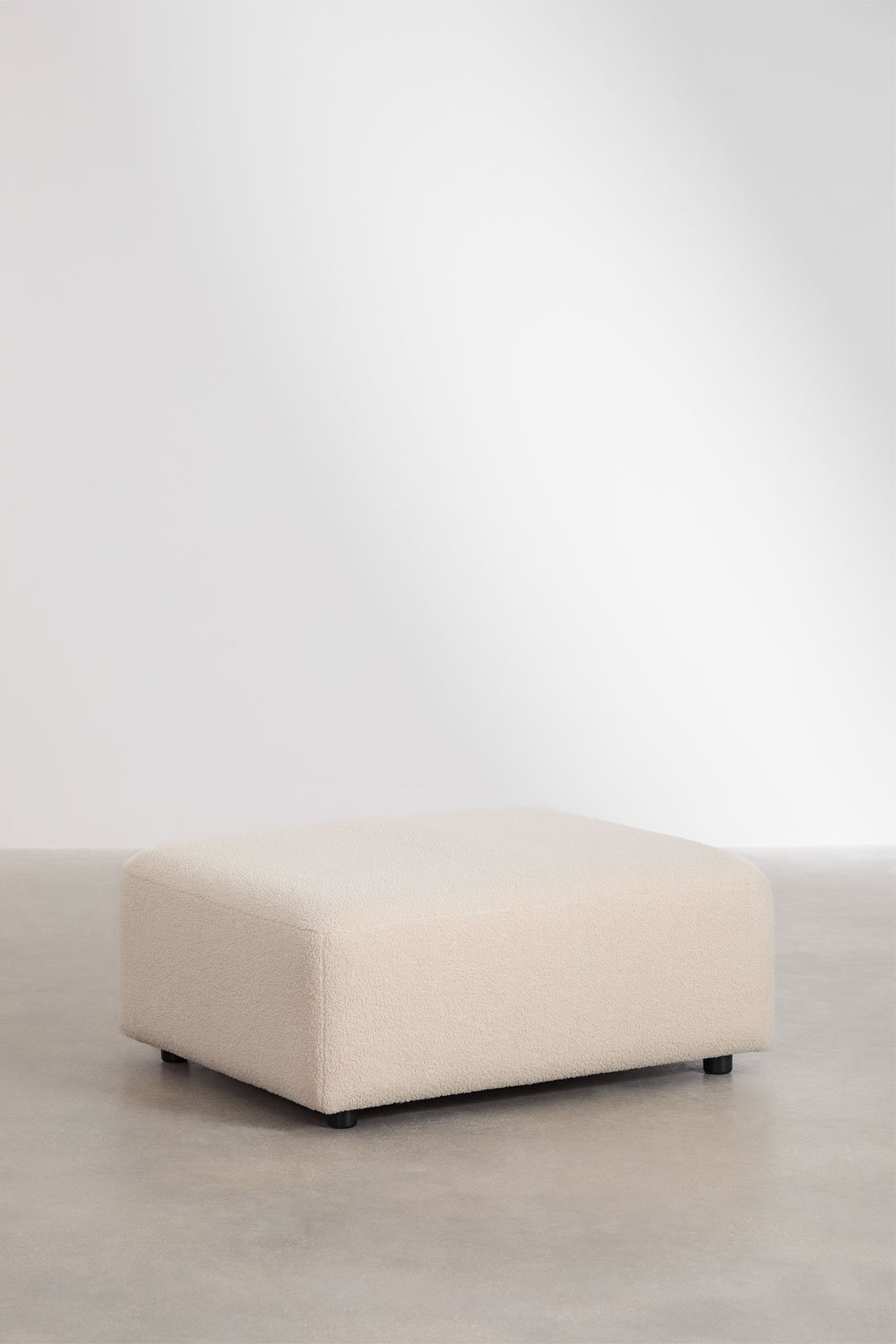 Divano componibile Fogler 3 pezzi con pouf, immagine della galleria 9