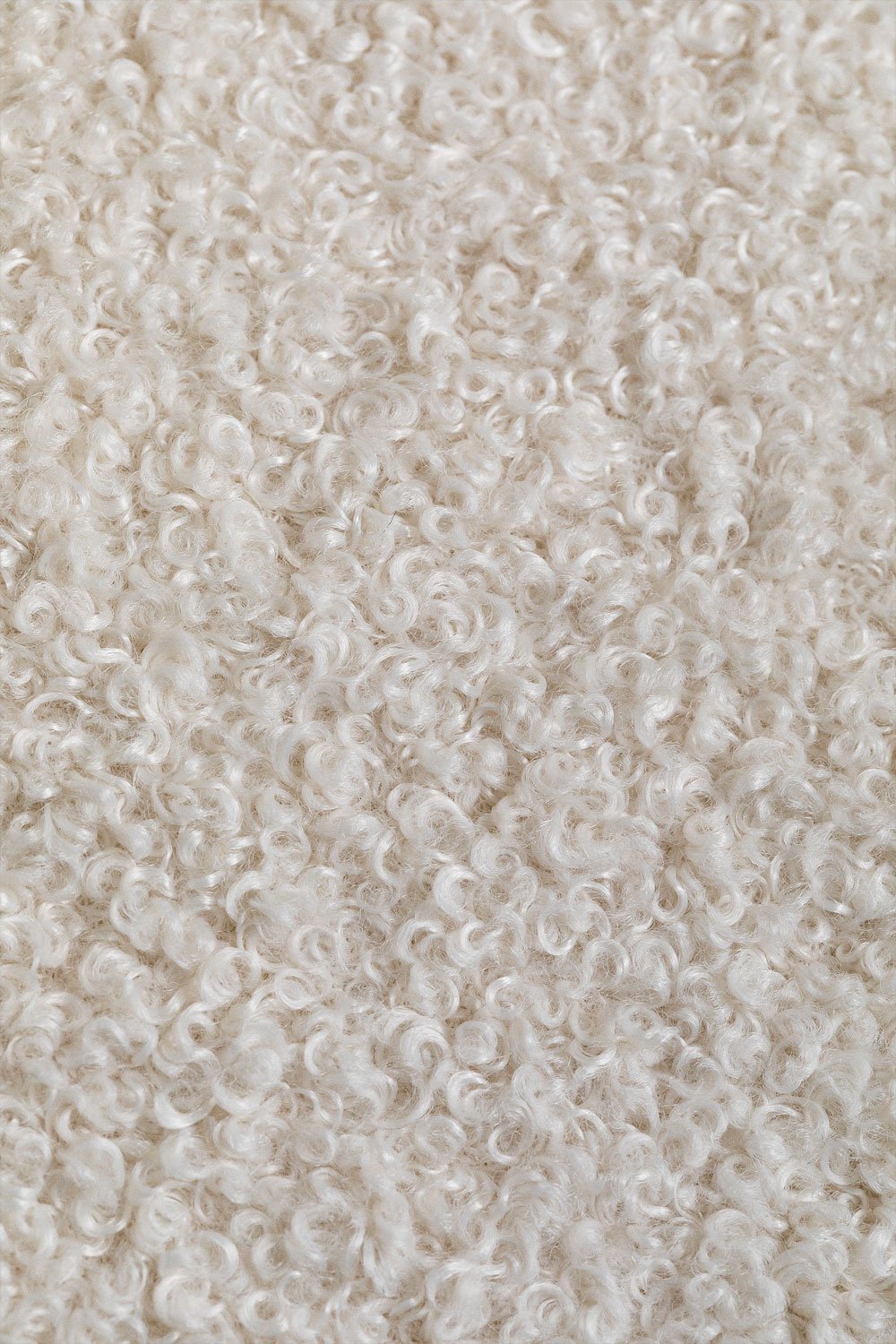 Cuscino rullo 58x18 cm in tessuto sherpa Borjan, immagine della galleria 6