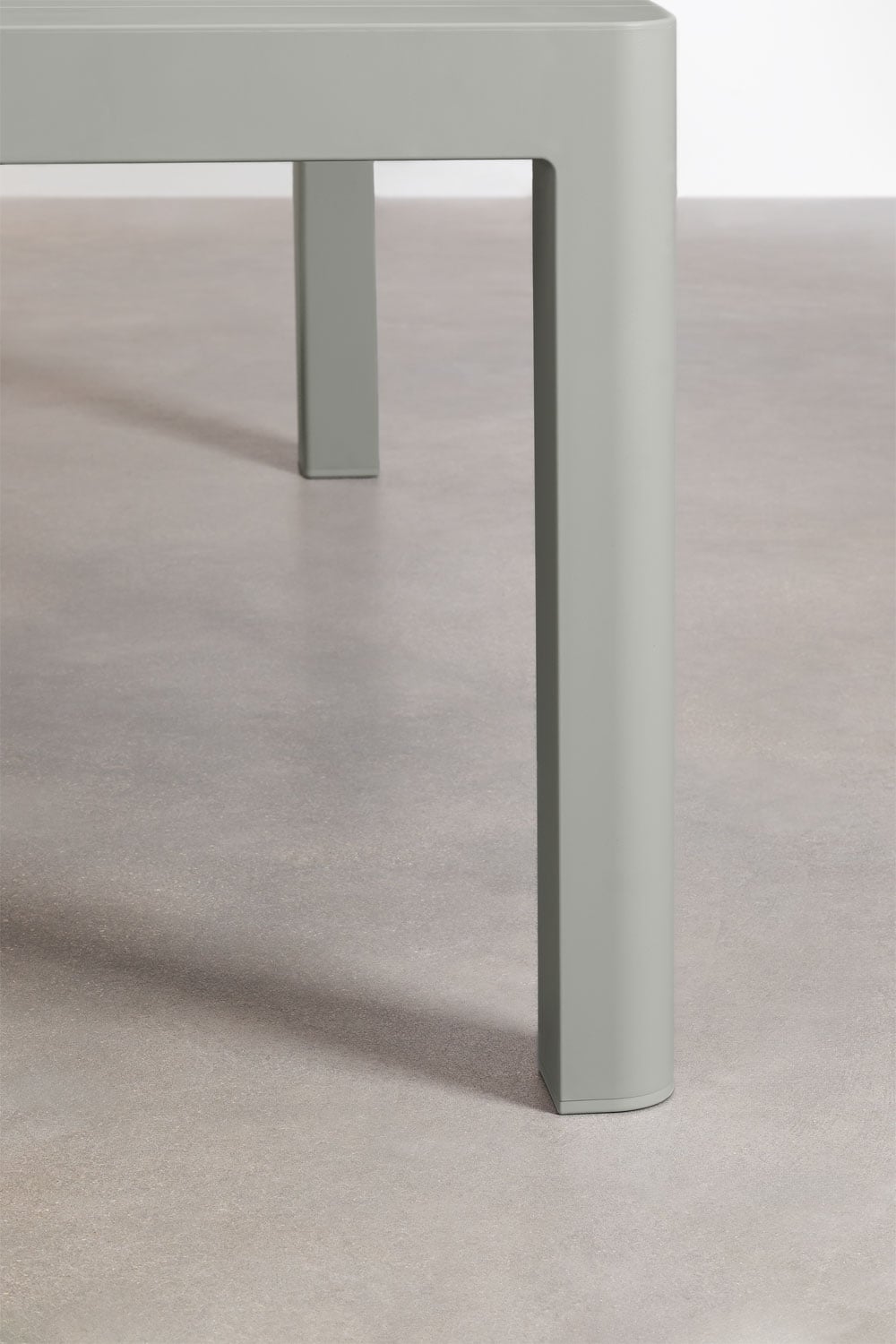 Set da tavolo rettangolare 180x100 cm Arnadine e 6 sedie da giardino in polipropilene e acciaio Lynette, immagine della galleria 4