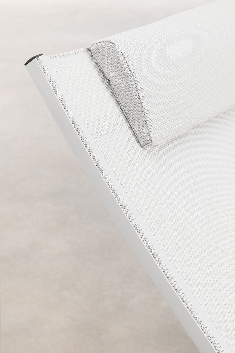 Pacco di 2 lettini prendisole reclinabili in alluminio con cuscino Dulem, immagine della galleria 6